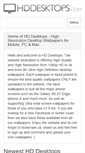 Mobile Screenshot of hddesktops.com